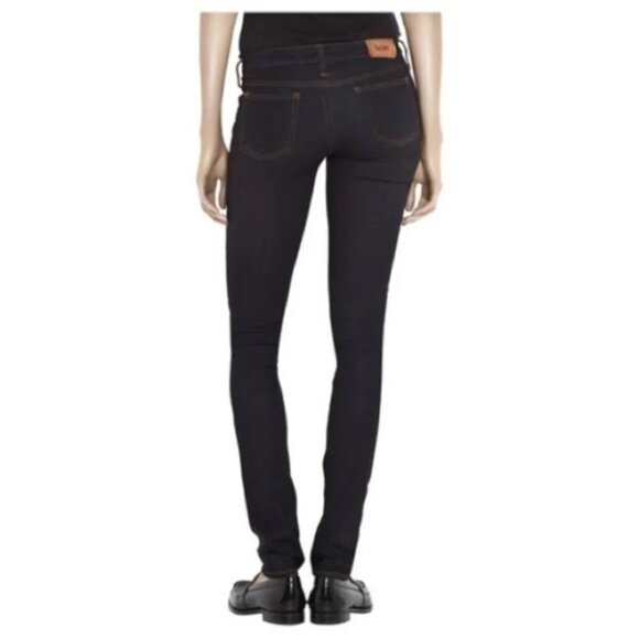 Acne Studios Kex Soft Raw Straight Leg Skinny Jeans Dark Wash Low rise Size 27 - Picture 13 of 15